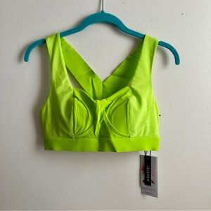 Jelenew • Intuition Cycling Cross Back‎ Sports Bra Neon